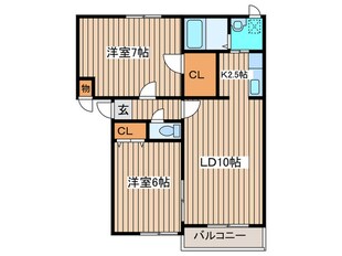 マルシェの物件間取画像